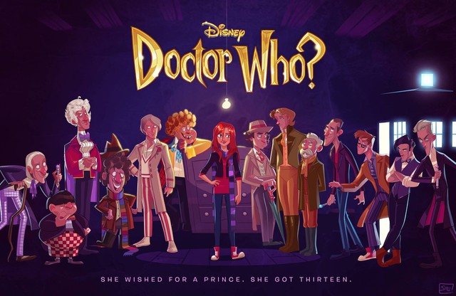 Bộ phim đình đám Doctor Who dưới con mắt của các nhà làm phim hoạt hình Disney