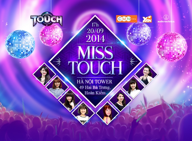 CMN tổ chức buổi Offline Chung kết Miss Touch tại Hà Nội