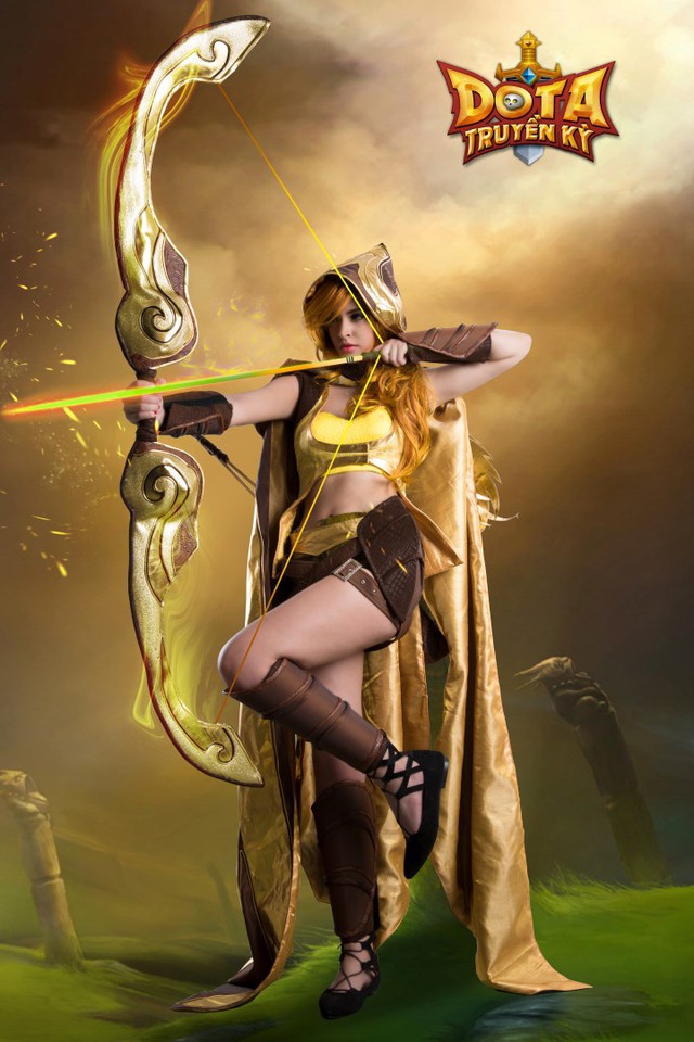 Hé lộ hình ảnh cosplay DOTA Truyền Kỳ của Andrea