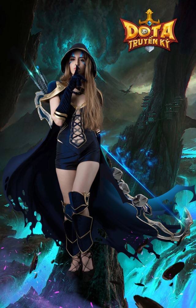 Hé lộ hình ảnh cosplay DOTA Truyền Kỳ của Andrea