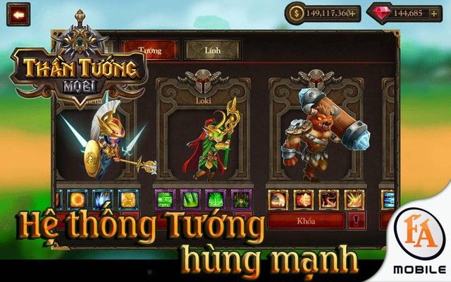 Thần Tướng Mobi - Cận cảnh game mới sắp tới tay game thủ Việt