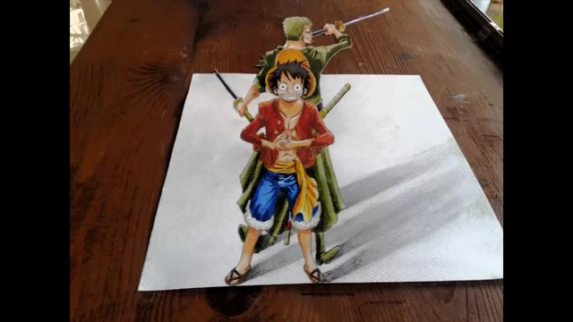 Học cách vẽ nhân vật One Piece 3D trong 5 phút