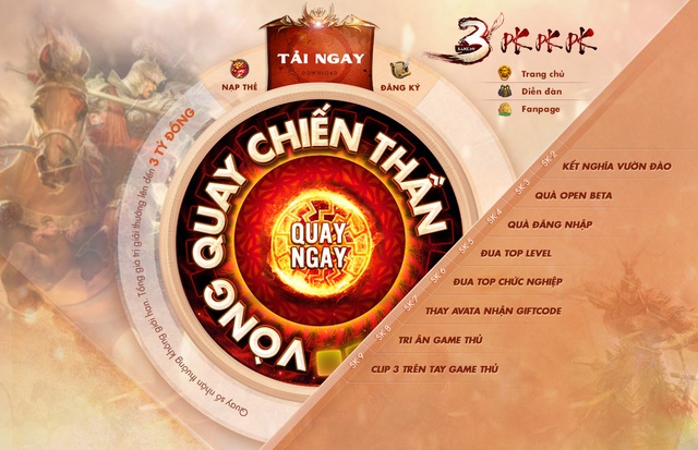 3 chính thức Open Beta sáng 16/09, tặng quà không giới hạn