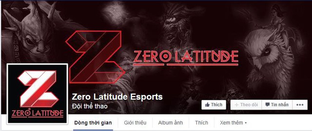 Trang Facebook của Zero Latitude