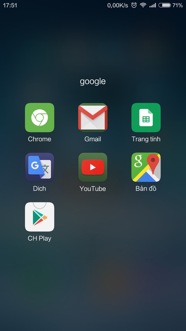 Redmi Note 3 sau khi root đã có ngôn ngữ Tiếng Việt, và chợ ứng dụng CH Play. 