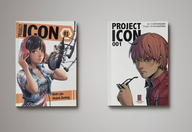 Ảnh bìa dự kiến của Project Icon - Dự án truyện tranh &quot;hack não&quot; thuần Việt
