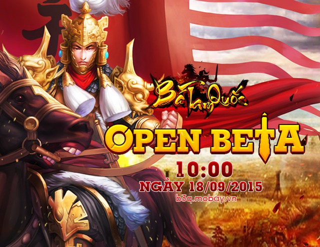 Bá Tam Quốc Open Beta vào 10h00 ngày 18/09
