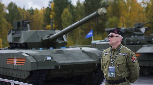 
Xe tăng Armata mới nhất tại triển lãm vũ khí Nga lần thứ 10

