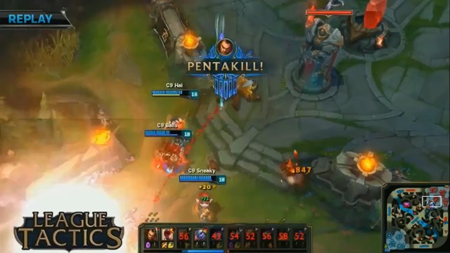 
Pha Penta Kill giúp Cloud 9 lật kèo ngoạn mục trước Fnatic.
