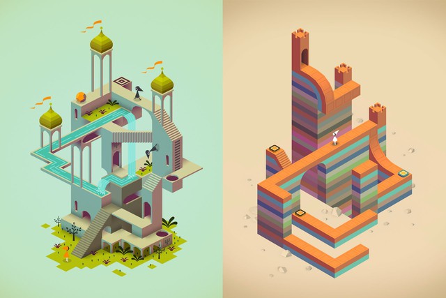 Monument Valley, game mobile giải đố giành được nhiều giải thưởng danh giá.