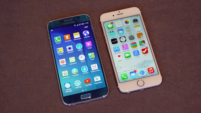  Galaxy S6 đọ dáng bên iPhone 6 