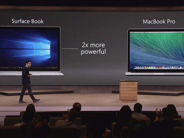  Surface Book được coi là đối thủ hàng đầu của MacBook Pro 