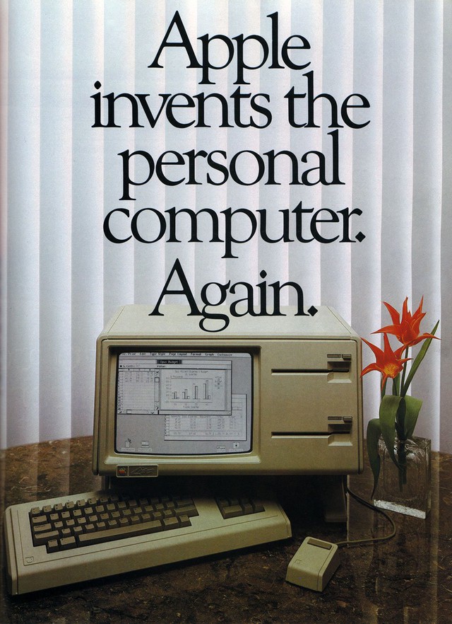 Ra đời vào năm 1983, Lisa là chiếc máy tính đầu tiên của Apple có giao diện tương tác người dùng (GUI).
