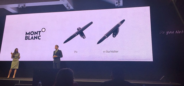  Hai sản phẩm bút điện tử Pix và e-StarWalker của Samsung hợp tác cùng Montblanc. 