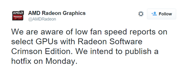 
AMD lên tiếng xác nhận lỗi tốc độ quạt trên hệ thống điều khiển của họ.
