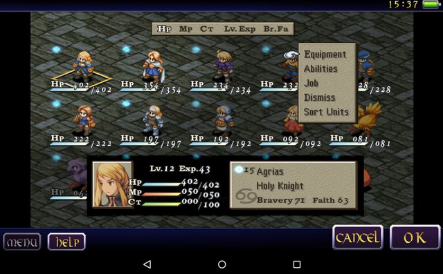 Final Fantasy Tactics: The War of the Lions chính thức cập bến Android