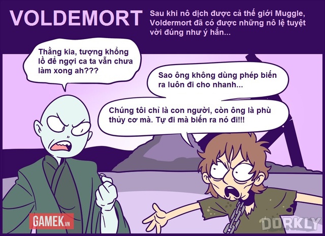 
Voldemort nô dịch được thế giới Muggle rồi thì sao... Liệu hắn có cảm thấy hài lòng sau đó hay không?
