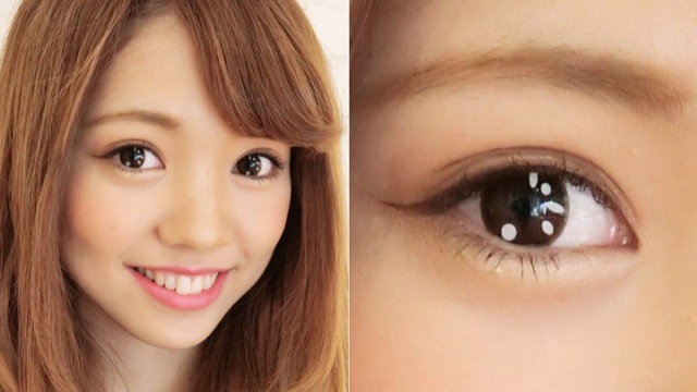 
Ururu Eye với những khoảng tròn trắng tạo độ bóng giúp cho đôi mắt của bạn trở nên long lanh, dễ thương hơn.

