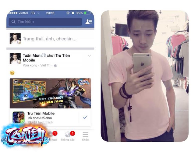 
Tuấn Mun - Chàng game thủ hài hước luôn được chú ý trong Tru Tiên Mobile
