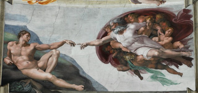  Bức vẽ nổi tiếng trên trần Nhà nguyện Sistine của Michelangelo. 