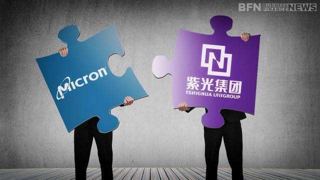  Tập đoàn Thanh Hoa Unigroup của Trung Quốc dự định mua lại công ty sản xuất chip Micron với giá 23 tỷ USD. 