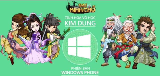 
Đại Minh Chủ - Mộng Võ Lâm, hai game kiếm hiệp Việt thành công nhất nay đã xuất hiện trên Windows Phone và liên tục giữ vị trí TOP 3-4
