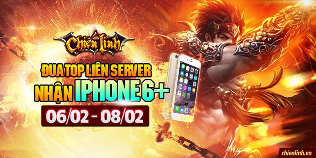 Sự kiện Đua TOP nhận IPHONE 6+ sẽ diễn ra từ 06/02 – 08/02