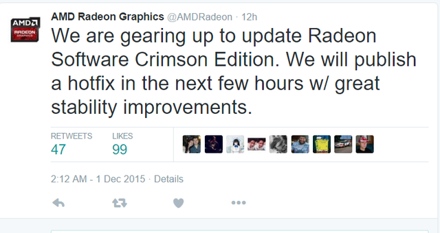  Cách đây 12 giờ đồng hồ, AMD vẫn chưa sẵn sàng cho một phiên bản fix lỗi. 