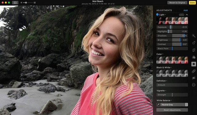 
Những c&ocirc;ng cụ chỉnh sửa ảnh của Apple rất hữu &iacute;ch
