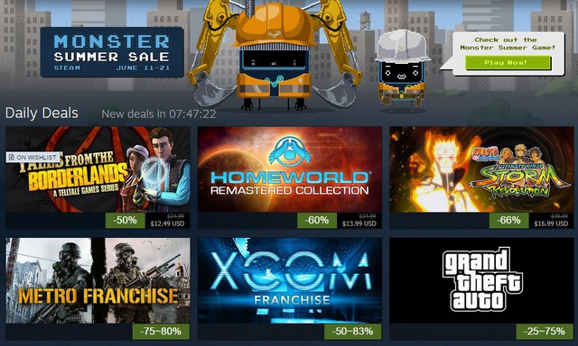 Steam sập server vì... bán game bản quyền quá rẻ