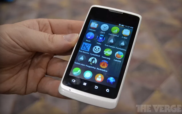  Một thiết bị smartphone chạy trên nền tảng do Mozilla phát triển. 