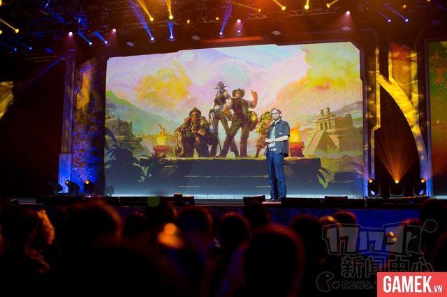 
Lần lượt những thông tin mới nhất về các sản phẩm dưới lá cờ của Blizzard như Hearthstone, World of Warcraft, Starcraft II..., được đưa lên màn ảnh lớn
