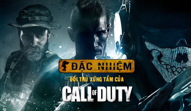 Cận cảnh bức ảnh kèm slogan Đối thủ xứng tầm với Call of Duty gây nhiều tranh cãi của game bắn súng Đặc Nhiệm.