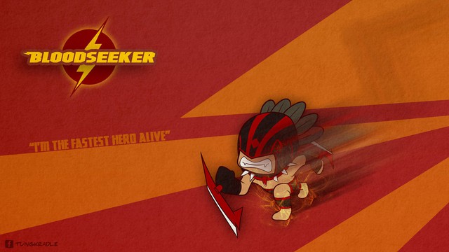 
Bloodseeker trong vai Flash
