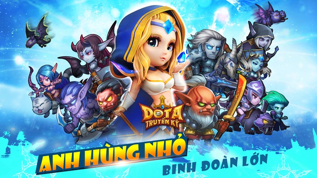 DOTA Truyền Kỳ là tựa game mobile hấp dẫn tại Việt Nam.
