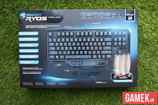 Roccat Ryos TKL Pro - Bàn phím cơ cực gọn nhẹ cho game thủ Việt