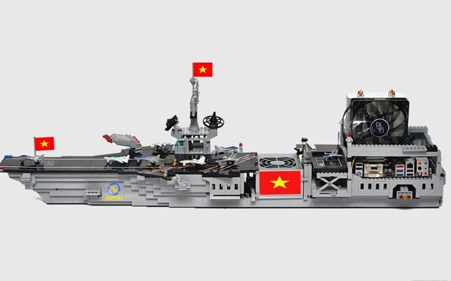  AIRCRAFT CARRIER APG - bộ máy tính độ phong cách tàu chiến cực kỳ độc đáo 