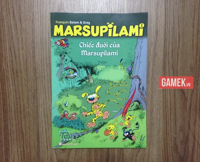 Trình bày bìa khá bắt mắt của Marsupilami