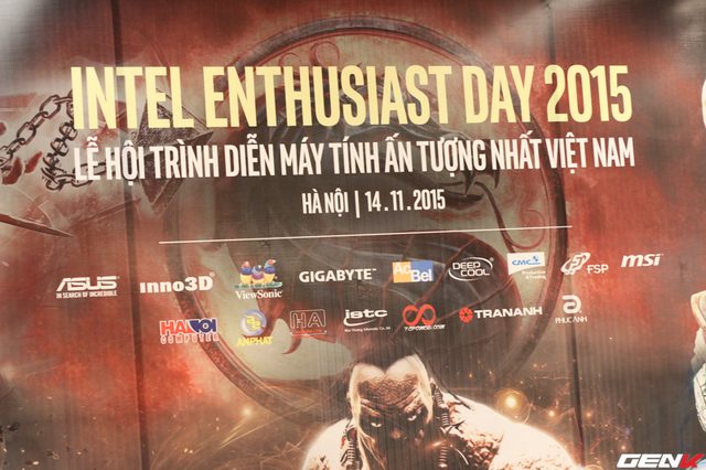  Rất nhiều công ty, thương hiệu nổi tiếng tham gia sự kiện Intel Enthusiast Day 2015 