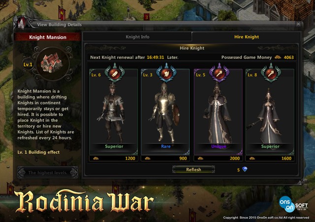 Rodinia War - Game nhập vai lai chiến thuật sắp mở cửa