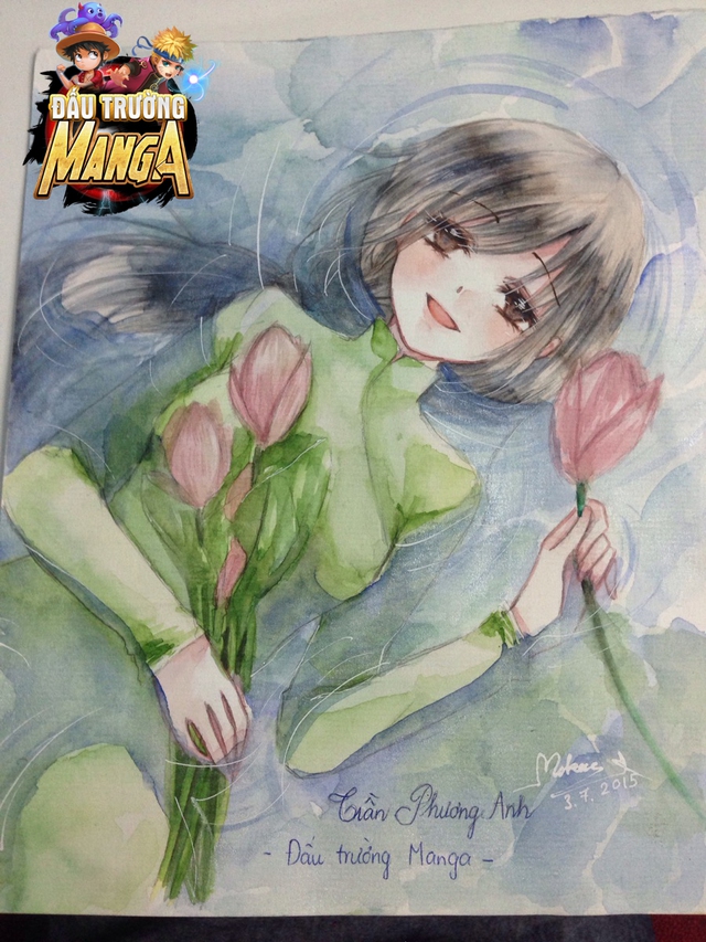 Chiêm ngưỡng bức vẽ đẹp nhất trong cuộc thi vẽ tranh Manga Idol