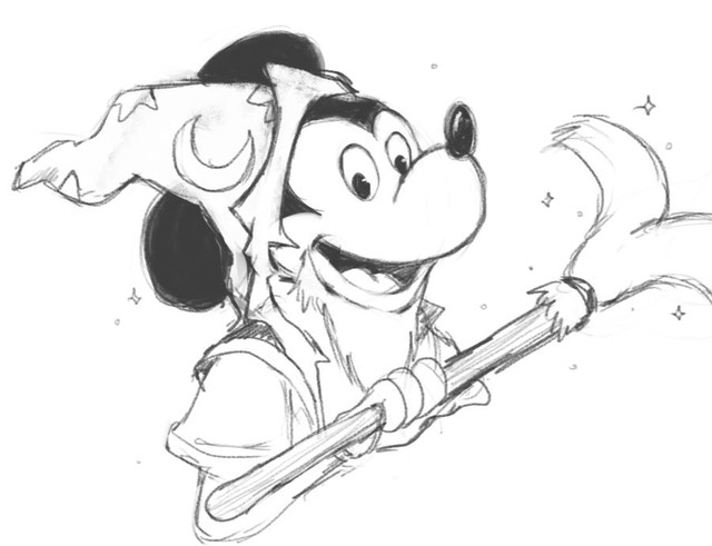 
Mickey trong vai “cụ ông thể lực”.
