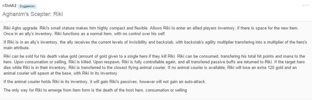 
Chi tiết khả năng hư cấu của Riki khi được buff scepter.
