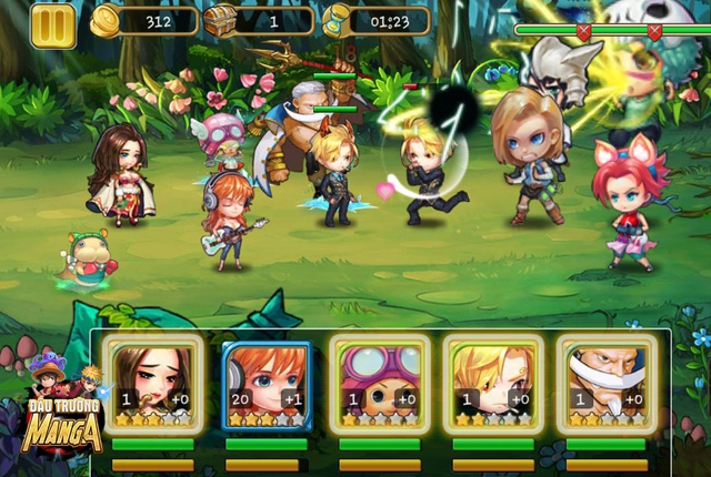 
Đấu Trường Manga: tựa game anh hùng hội tụ đầu tiên trên smartphone
