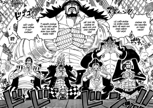 
7 thủ lĩnh cùng đội quân của mình sẵn sàng đi theo “Bố già” Luffy

