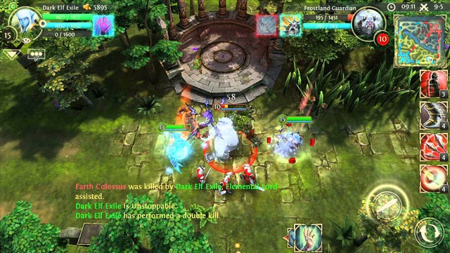 
Tựa game MOBA trên mobile: Heroes of Order & Chaos
