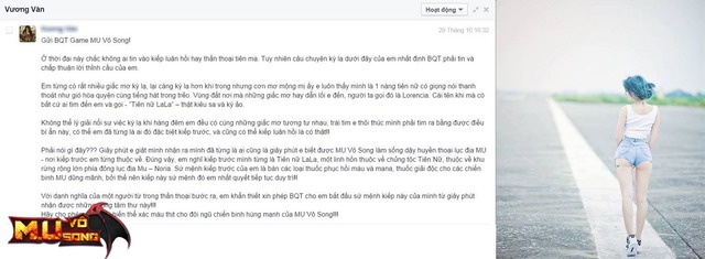 
Game thủ “tá hỏa” với tâm thư “khó đỡ” của cô nàng hot girl
