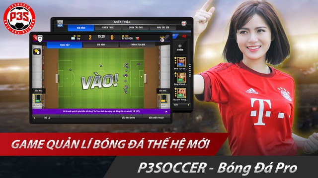 
P3S Mobile là game bóng đá đẳng cấp thế giới đầu tiên có bản Việt hóa riêng
