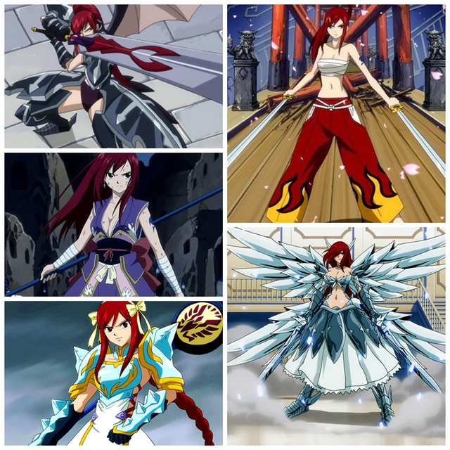 Một số trang phục kiêm giáp nổi bật của Erza trong Fairy Tail
