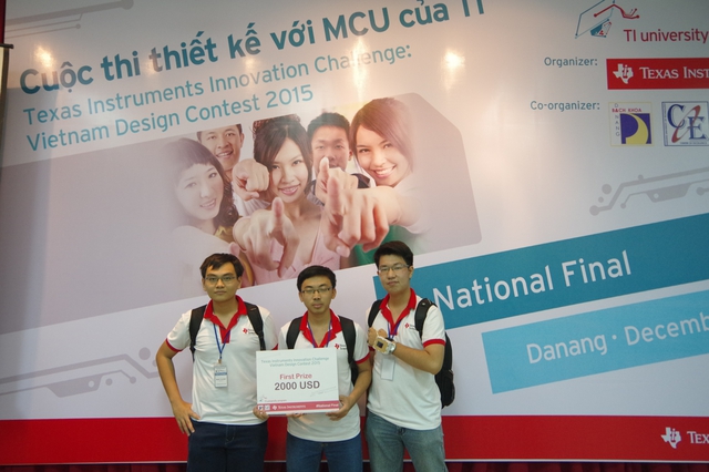  Giải nhất Toàn quốc TI-MCU 2015 - Đội PIF.Deadline đến từ Đại học Bách Khoa Tp.Hồ Chí Minh 